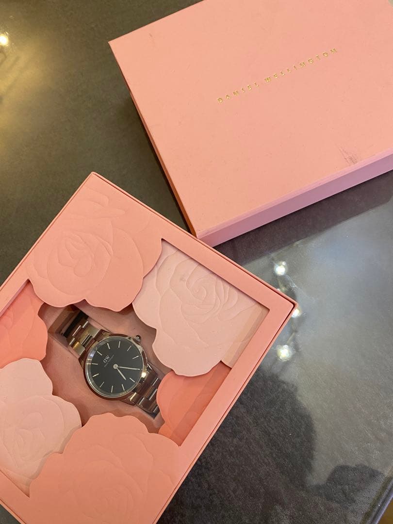 【新品】 ダニエルウェリントン シルバー DW 腕時計 ICONIC LINK