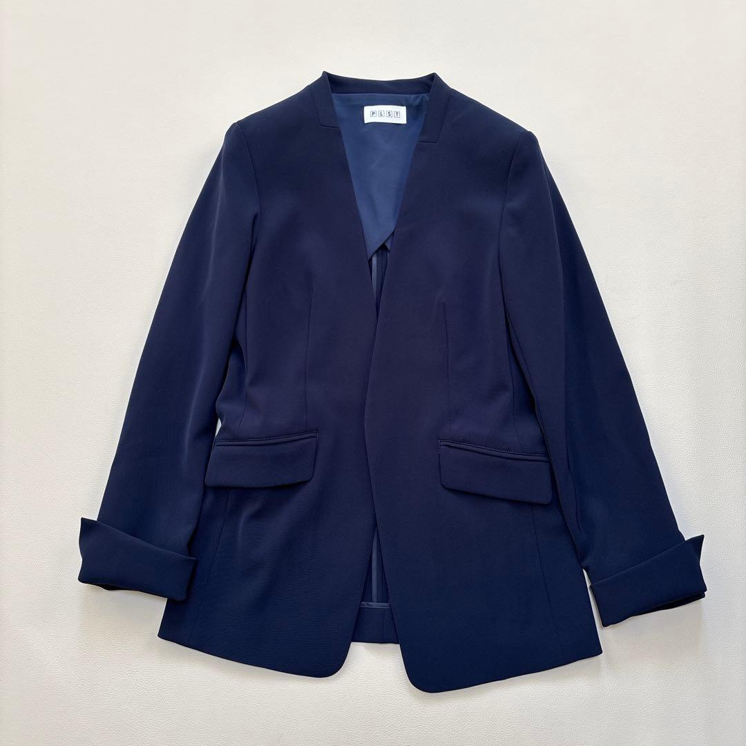 プラステ プレミアムオックスカラーレス 3点セット 洗濯可 ジャケット パンツ