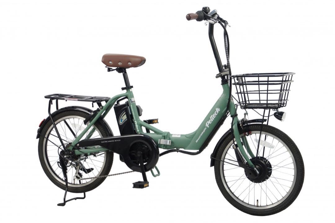 自転車 アルミ 新品20インチ 折りたたみ 電動自転車 シマノ 外装 6段変速