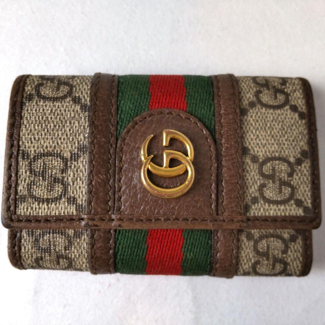 GUCCI グッチ キーケー6連 シェリーライン オフィディア603732