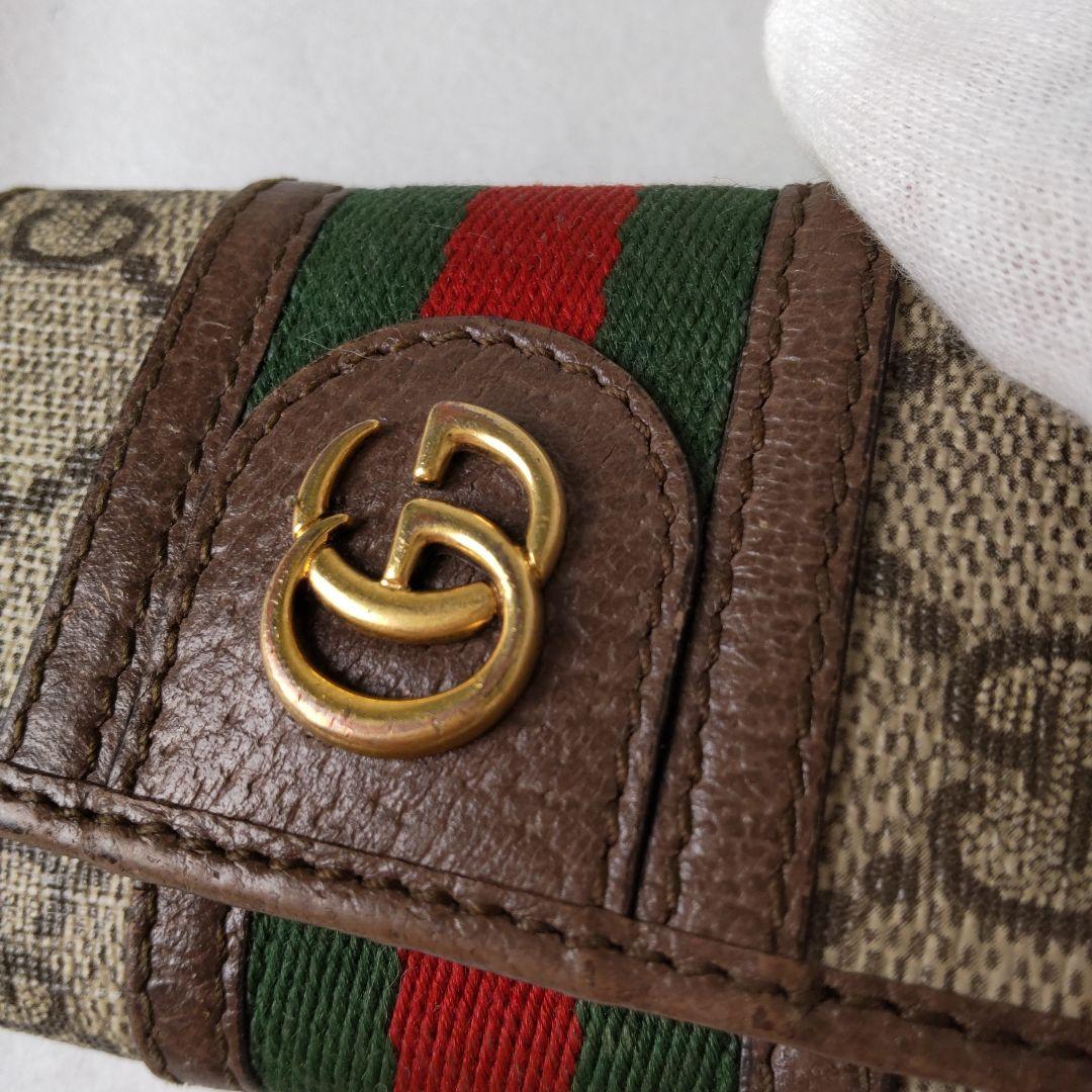 GUCCI グッチ キーケー6連 シェリーライン オフィディア603732