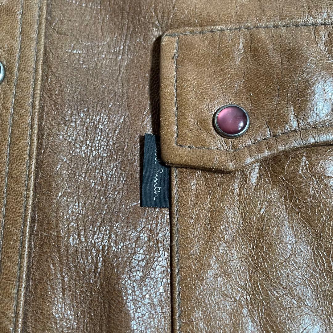 ポールスミス レッドイヤー ラムレザー シャツ ジャケット