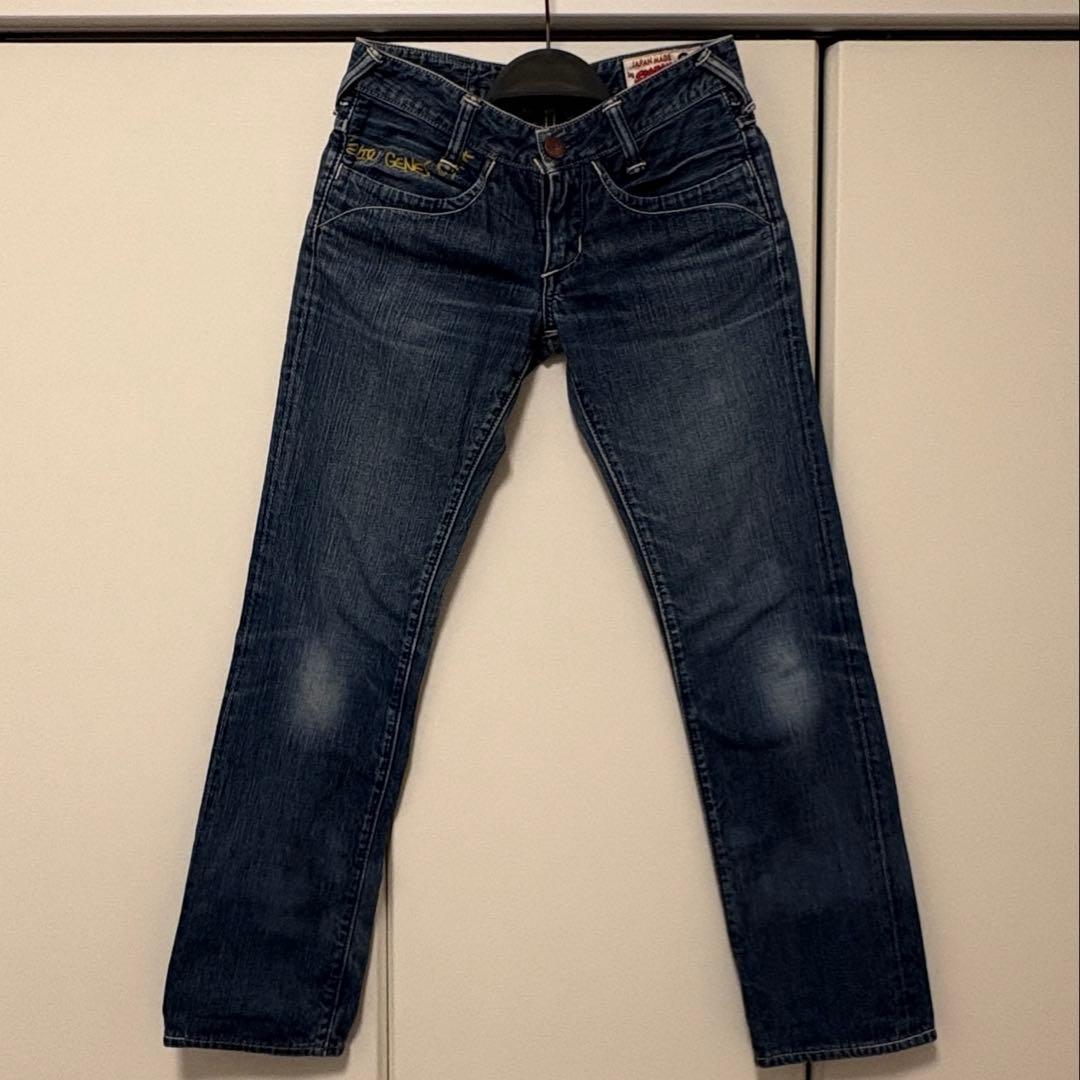 EVISU エヴィス ローライズデニム Y2K ギャル ウエスト細め