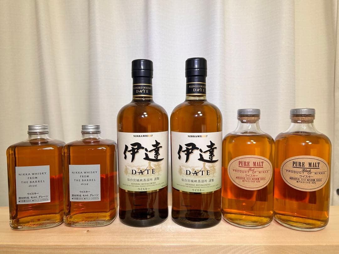 ニッカウイスキー 限定品６本セット