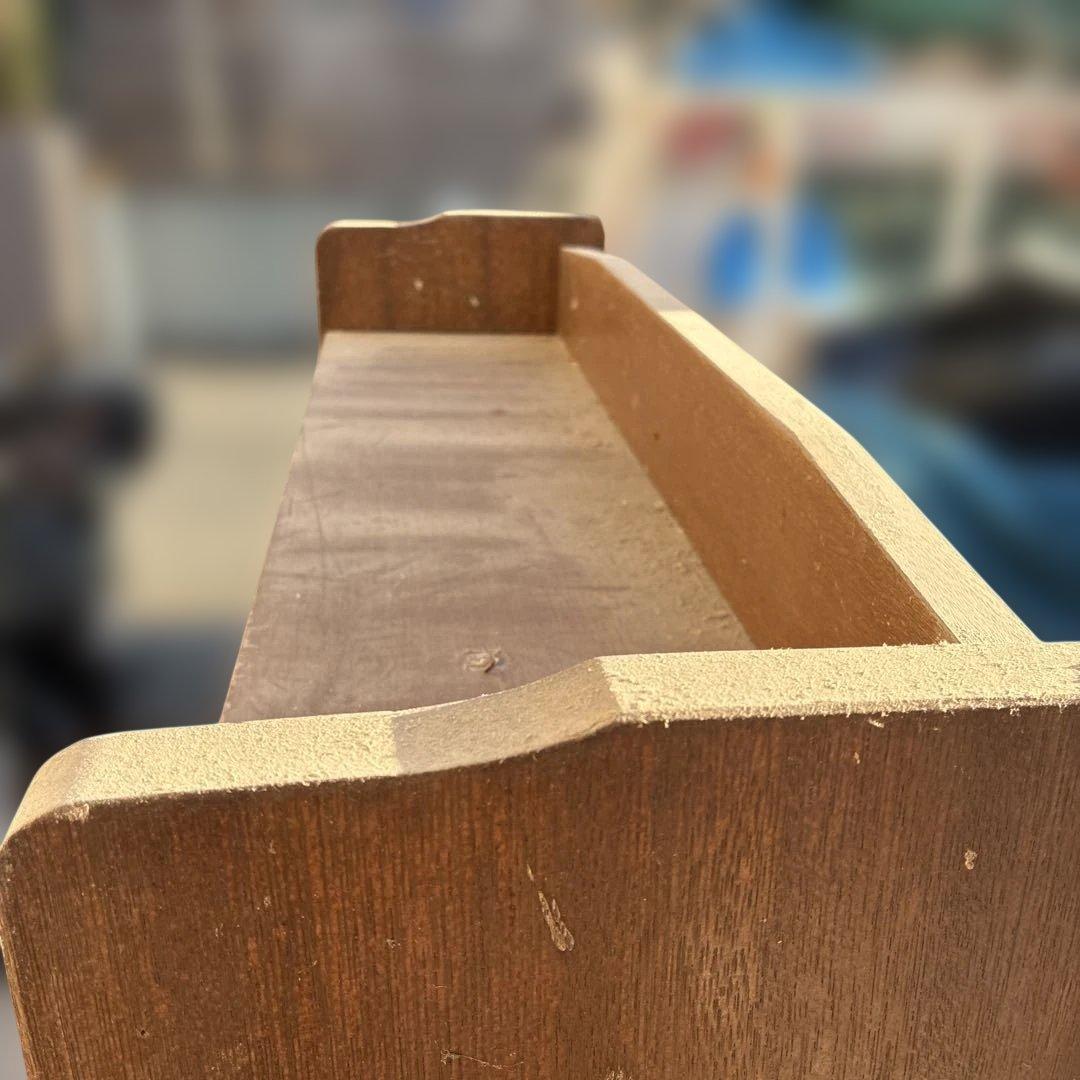 ヴィンテージレトロ　書棚　本棚　シェルフ　古家具　古道具　マイナスネジ6段172