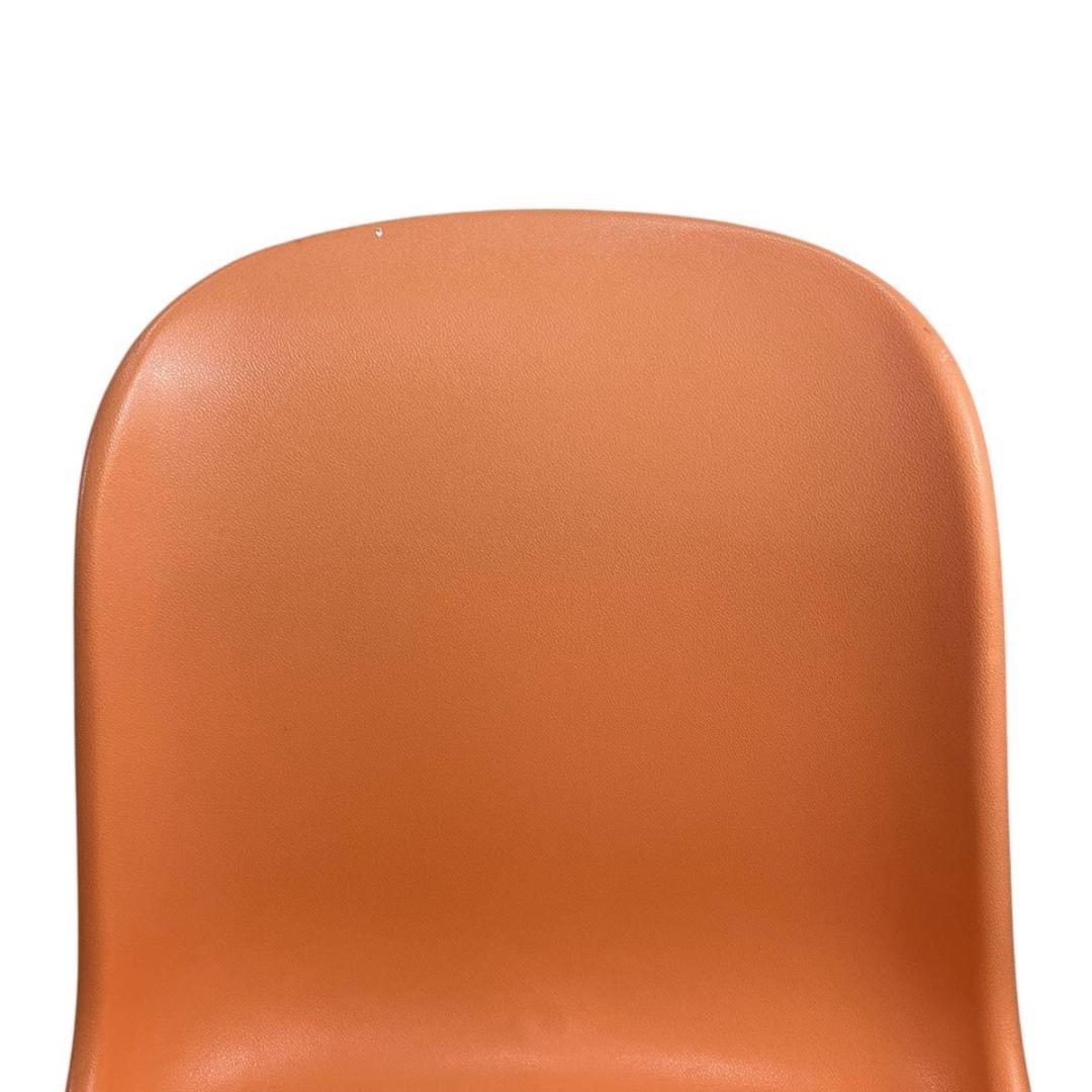 【イタリア製】MOD ELENA スタッキングチェア 3脚セット オレンジ