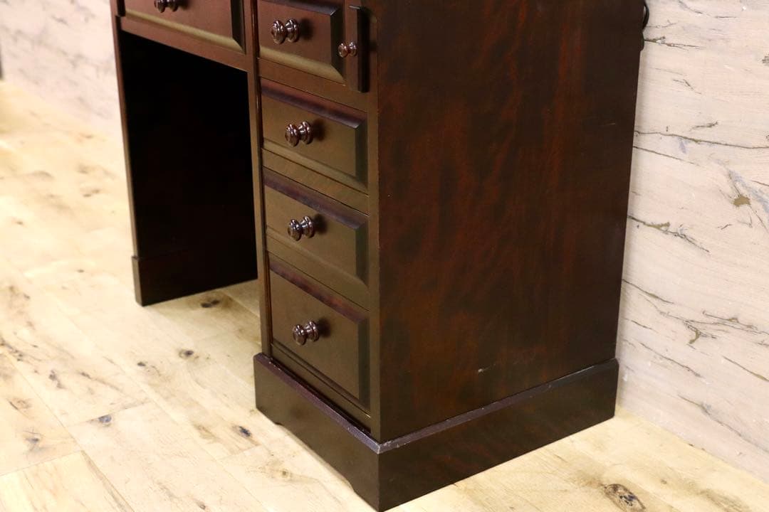 GMIS29○北海道民芸家具 ライティングビューロー デスク 学習机 勉強机