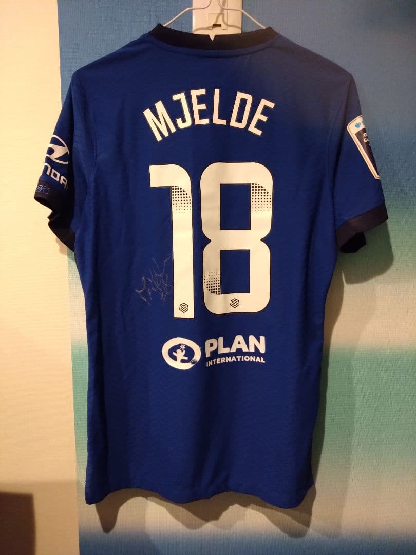 チェルシー女子　実使用ポピーユニフォーム　証明書