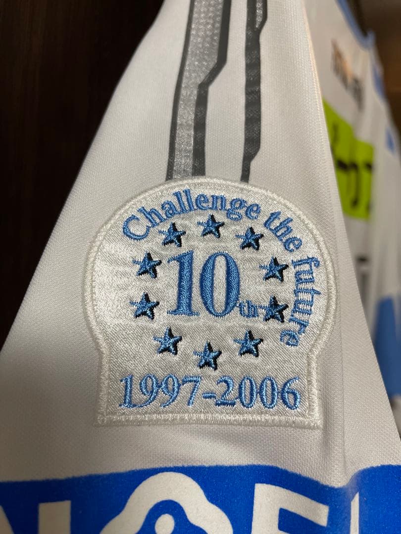 2006 川崎フロンターレ 実着用品 別注 ユニフォーム 西山貴永 + 直筆缶