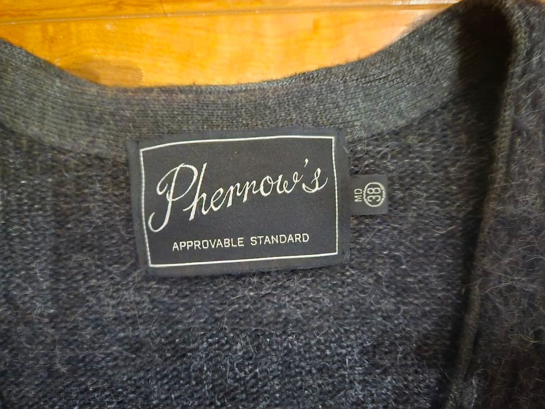 pherrow's pmsc1 モヘア　カーディガン