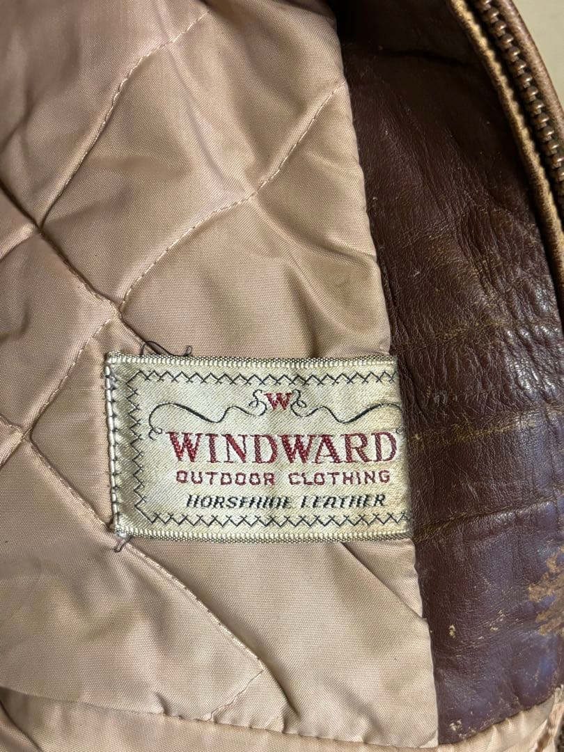ジャケット・アウター 50s LEATHER JACKET WIND WARD MONTGOMERRY