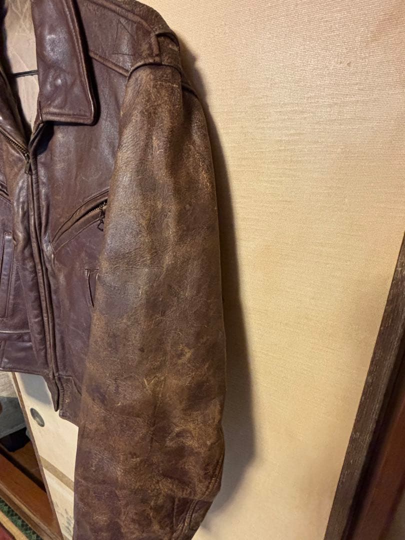 ジャケット・アウター 50s LEATHER JACKET WIND WARD MONTGOMERRY