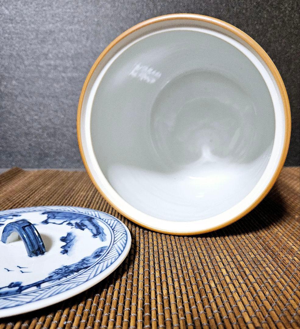 京焼　清水焼　名工】　橋本喜泉　造　染付　祥瑞　水指　共箱　共布　未使用品！