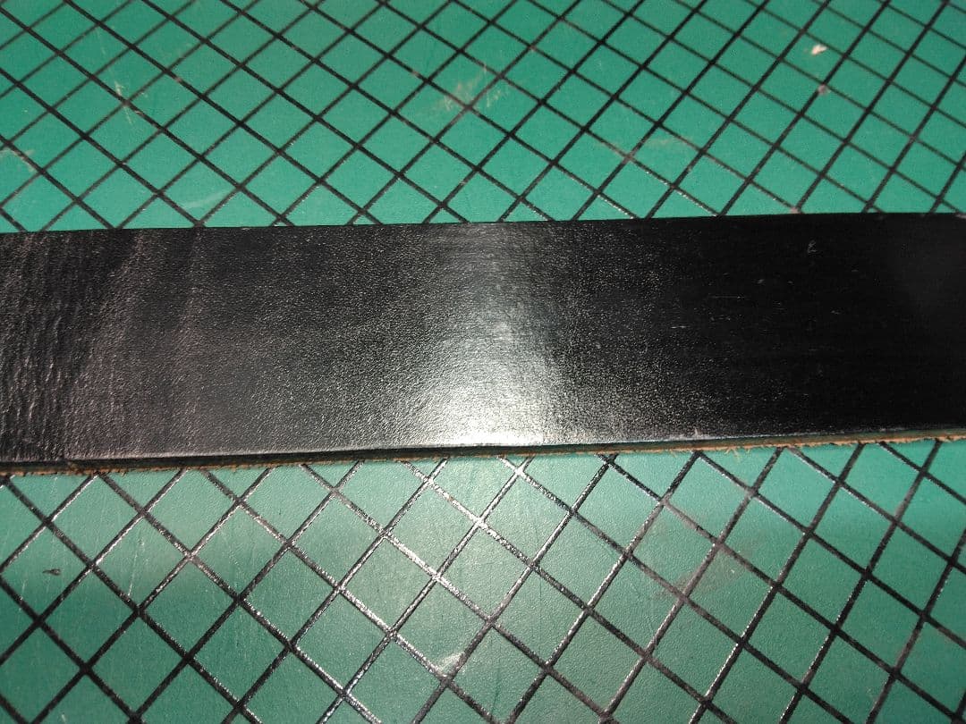 昭南ベンズレザー　スタッズベルト　ニッケル＆ブラス　アクアブルー