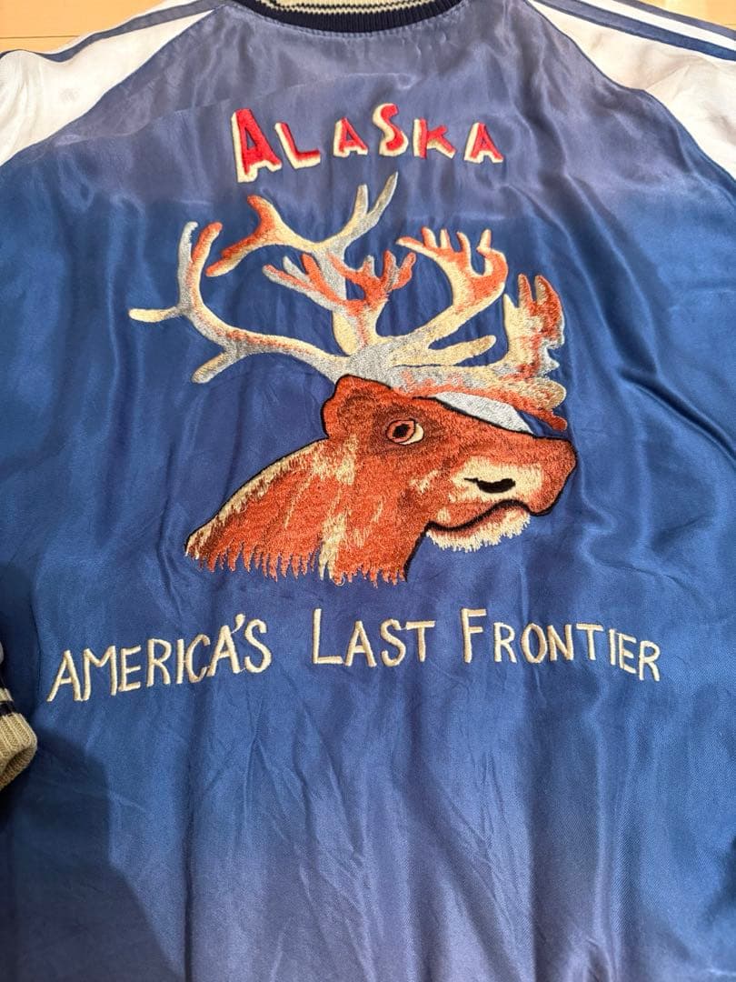 テーラー東洋 ALASKA アラスカジャン エイジングモデル スカジャンXL熊