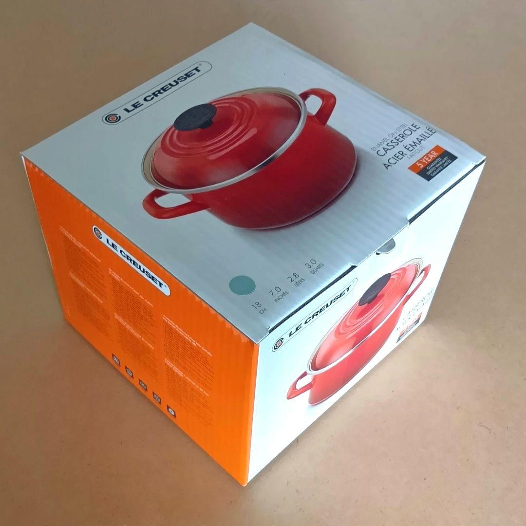 【新品】LE CREUSET EOS キャセロール 18cm セージ グリーン