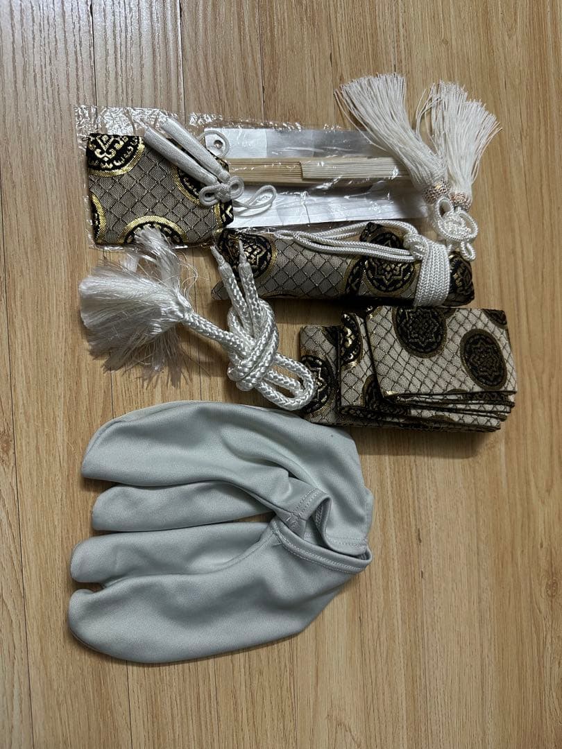 七五三 男の子 5歳 羽織袴 長襦袢汚れあり