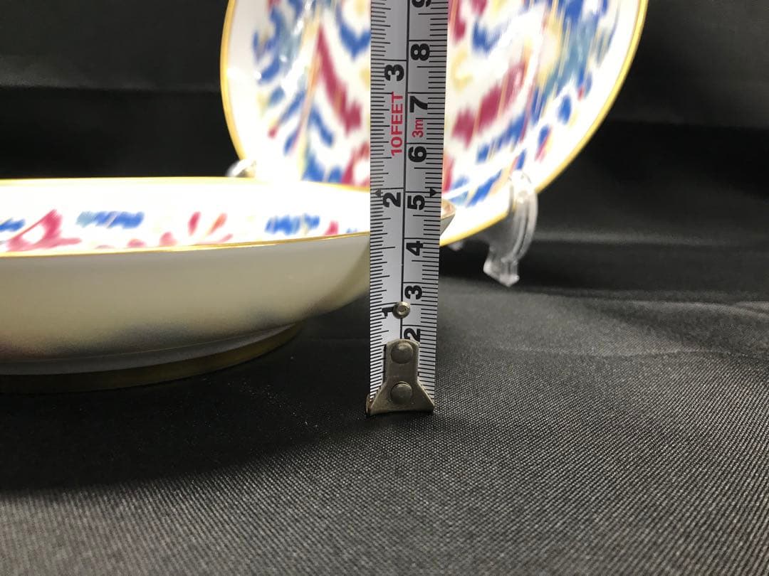 【美品】HERMES エルメス　ヴォヤージュ　アン　イカット　プレート　2P