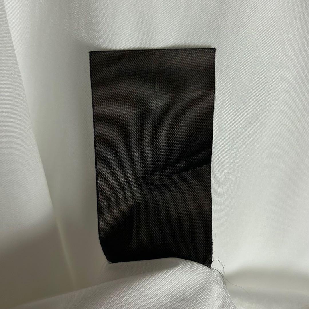 6018【超希少デザイン】ヴェトモン‪☆ラインストーンロゴ入り長袖シャツ 虹ロゴ