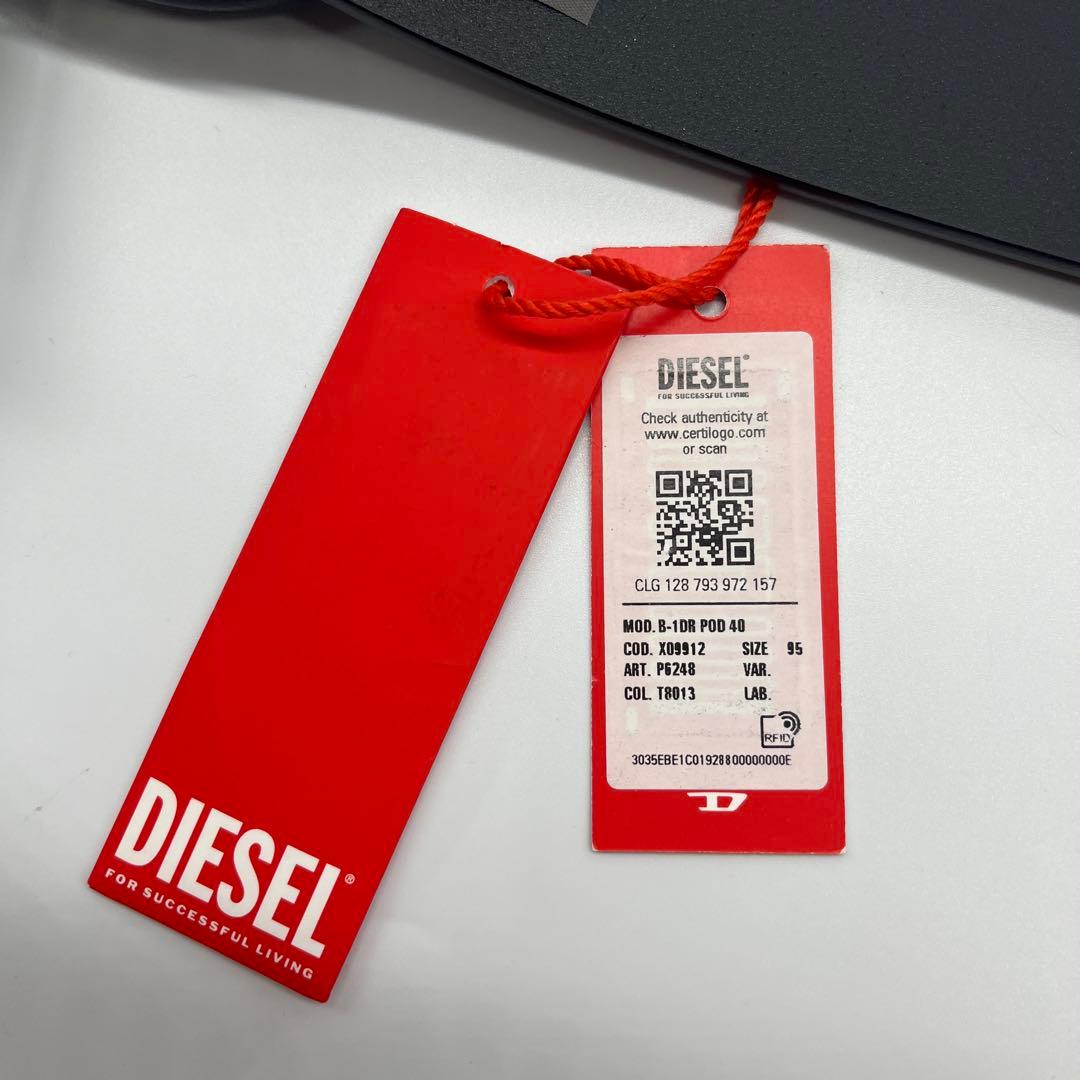 新品未使用 タグ付き ディーゼル DIESEL メンズ ベルト ブラック系