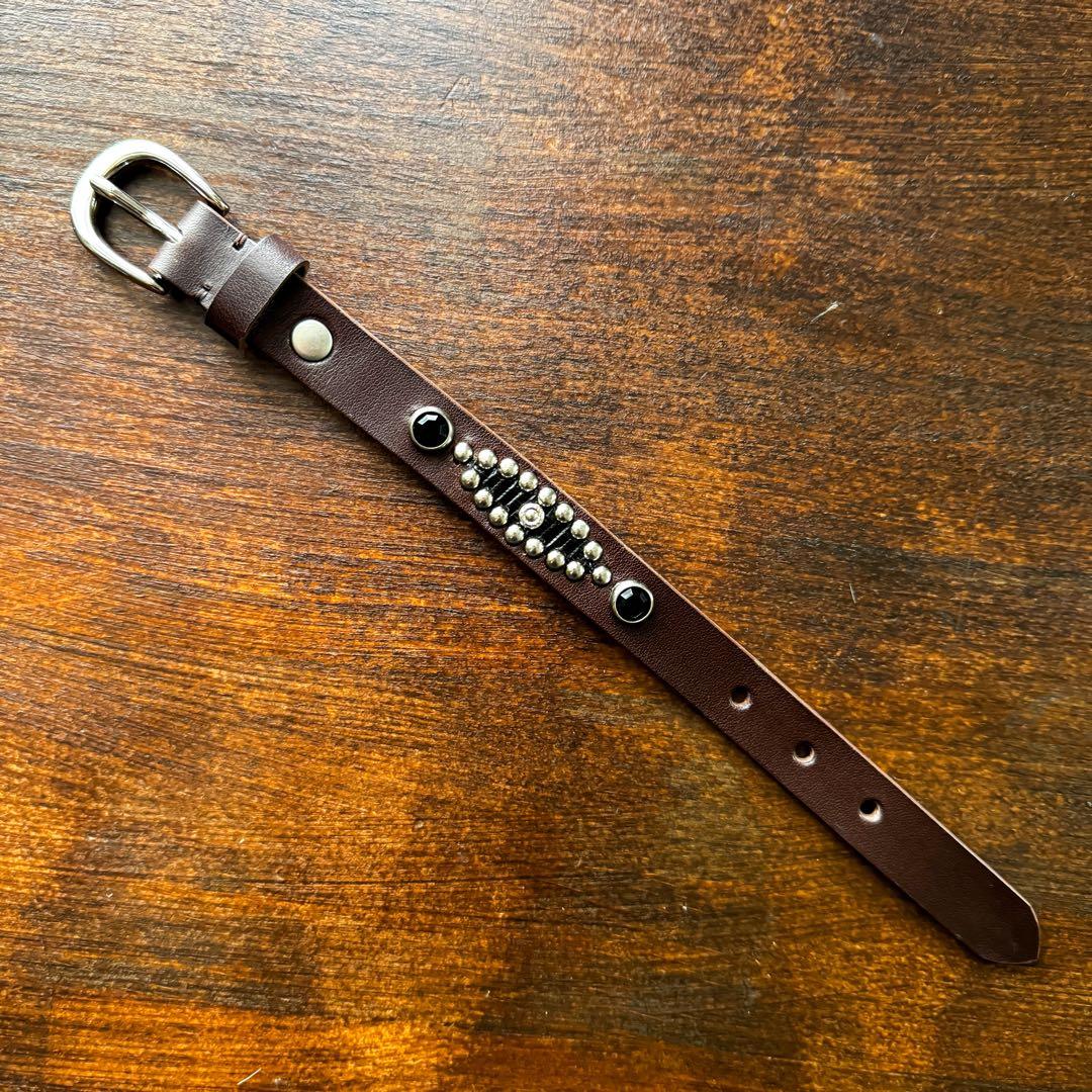 スタッズブレス　クロコダイル　freeサイズ