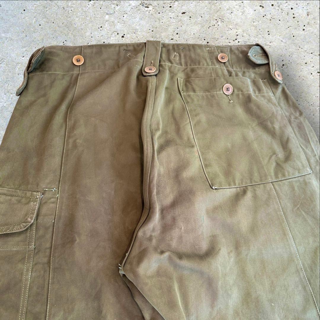 50年代 イギリス軍 P52 カーゴパンツ メンズ L 程 古着 ヴィンテージ