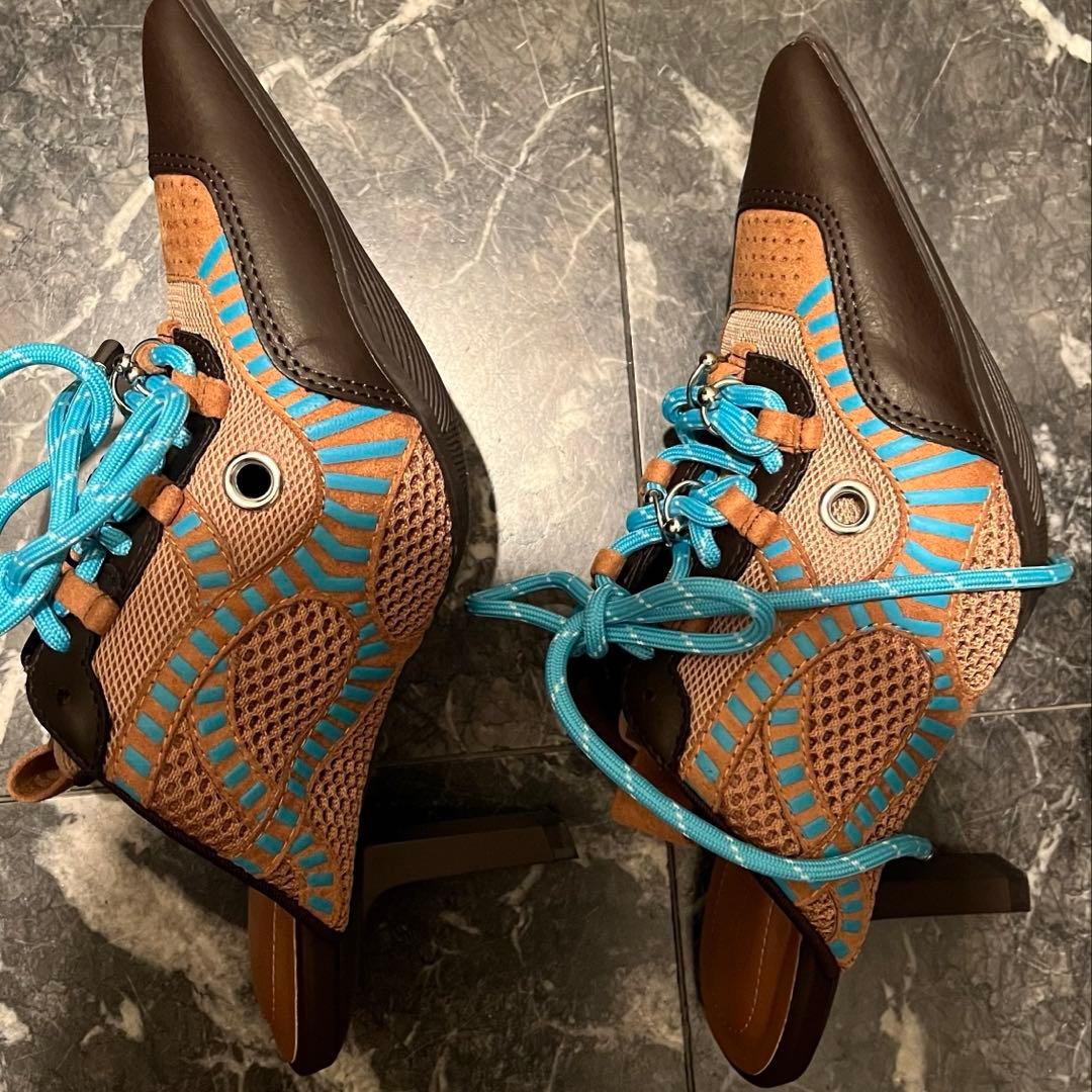 靴 YELLO BLUE BAYOU SNEAKER MULES