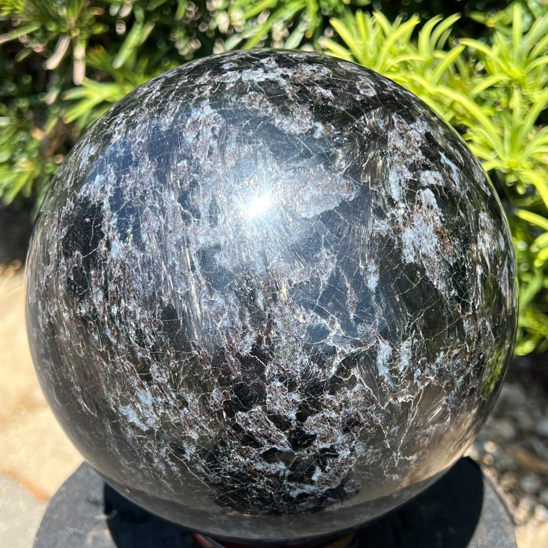 ✳️8.79kg‼️超レア‼️独特の色合い模様✨超極大 ヌーマイト 丸玉 天然石 原石