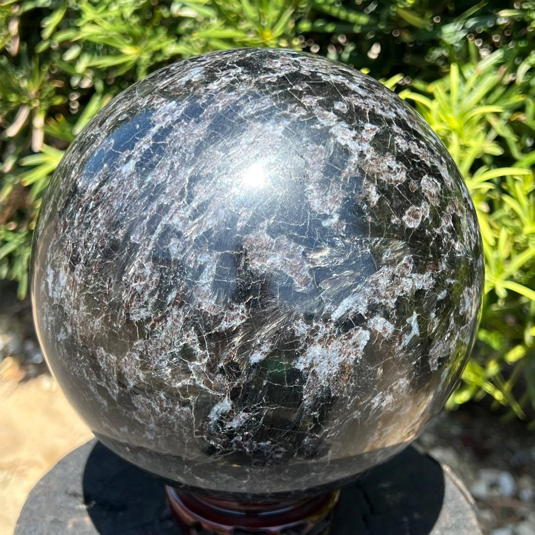 ✳️8.79kg‼️超レア‼️独特の色合い模様✨超極大 ヌーマイト 丸玉 天然石 原石