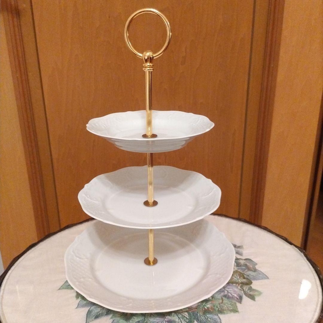 Xmas ドイツ リンドナー製 ケーキスタンド3段 組立式