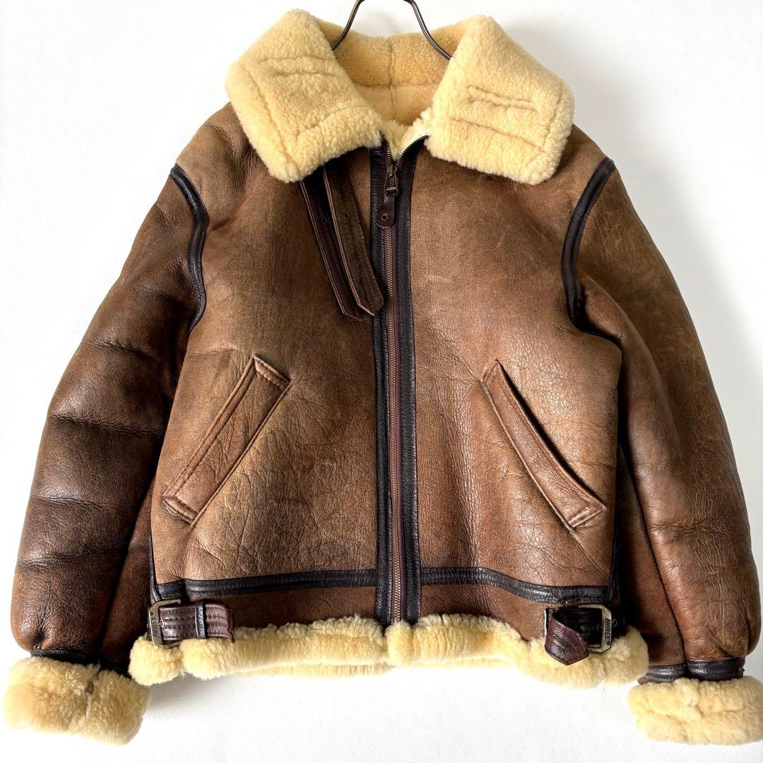 【USA製】アヴィレックス B3 フライトジャケット ムートン AC17755