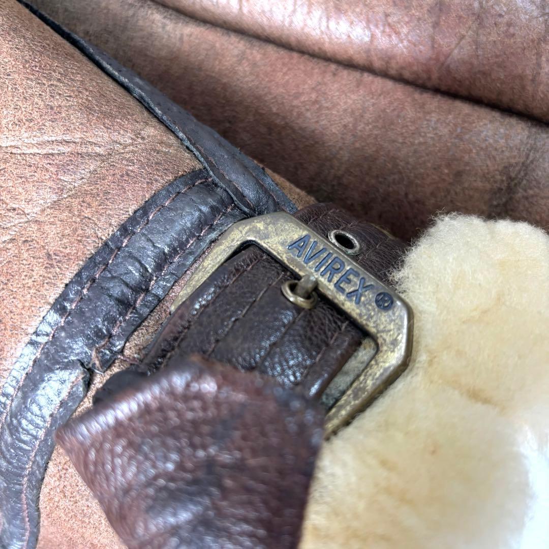 【USA製】アヴィレックス B3 フライトジャケット ムートン AC17755