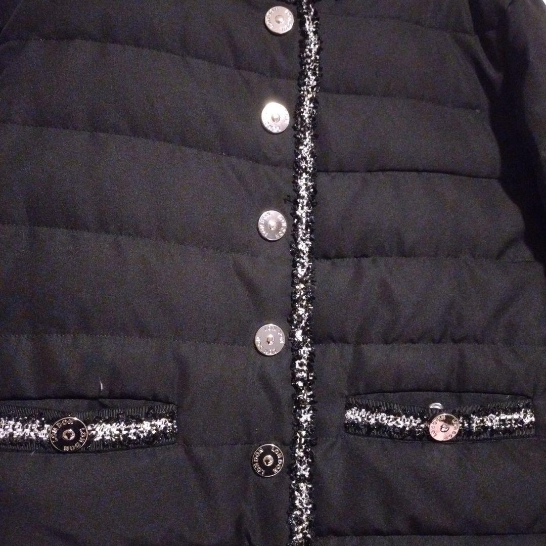 m-i-d 2025 AW 新作 ツイードトリミング ダウンジャケット