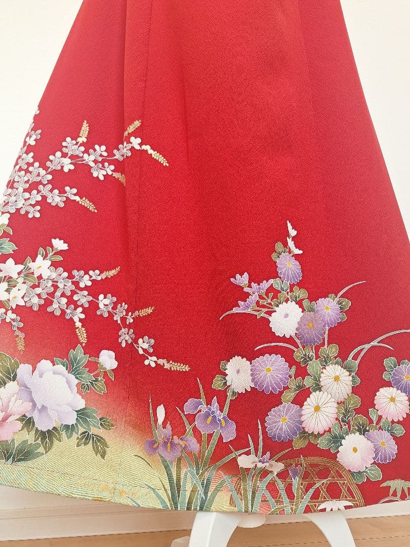 着物リメイクワンピース3711