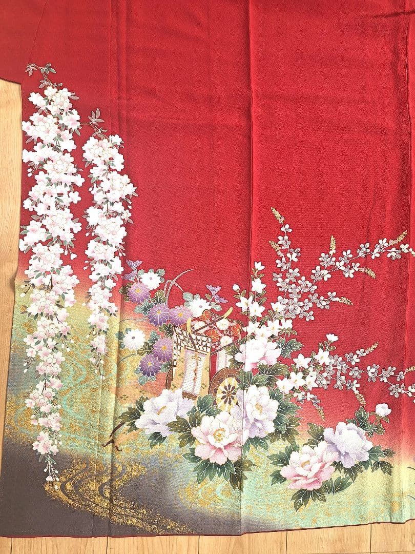 着物リメイクワンピース3711