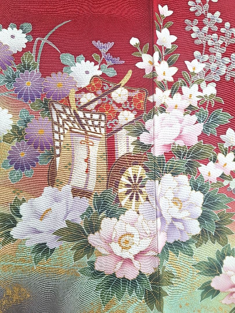 着物リメイクワンピース3711