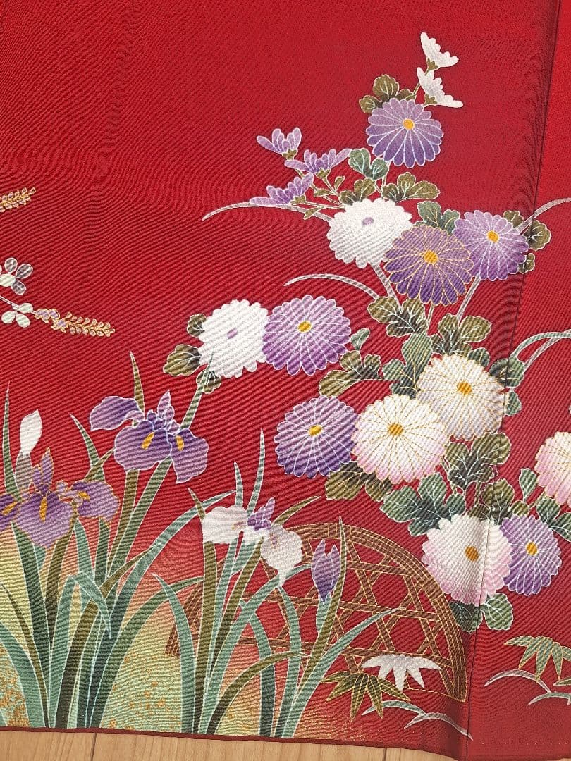 着物リメイクワンピース3711