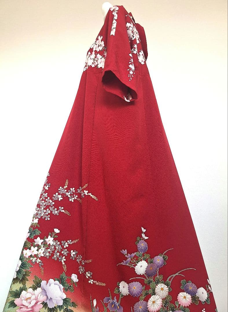 着物リメイクワンピース3711