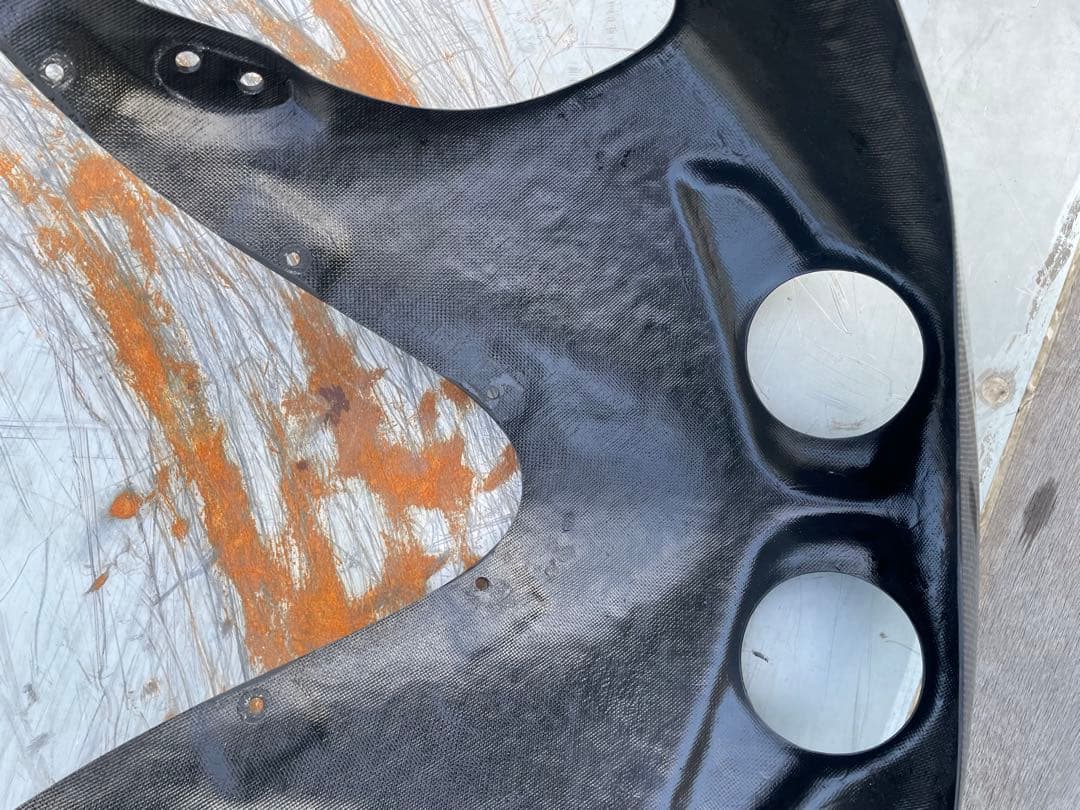 Buell XB9R用　カーボンファイバー アッパーカウル ブラック