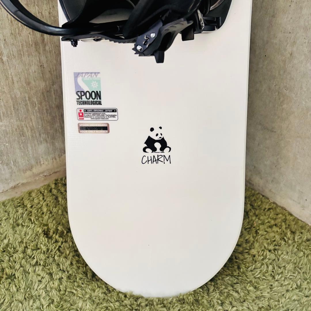 【美品】Spoon Charm 150cm スノーボード パンダ 付属品多数