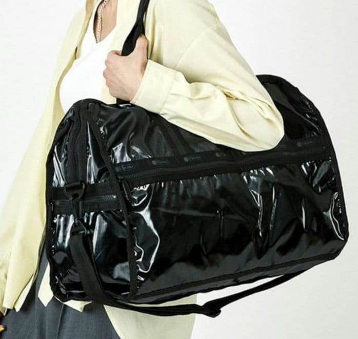 Brooklyn　レスポートサック ブラックシャイン ボストン　ラージ