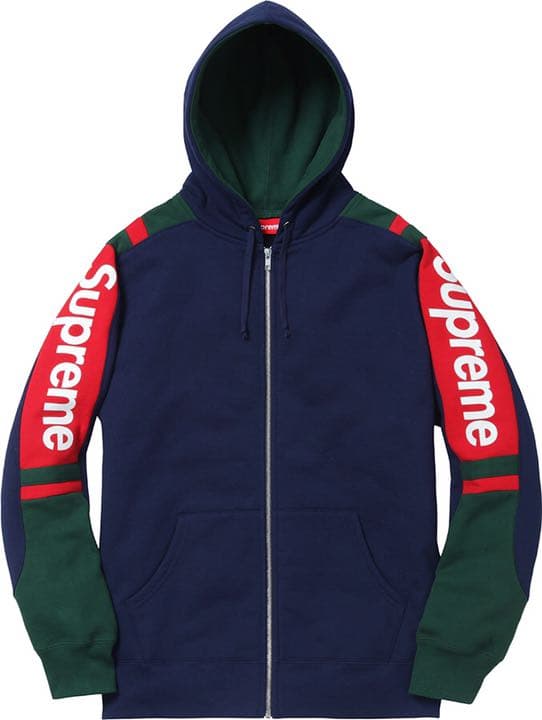 Supreme hooded track zip up sweat パーカー