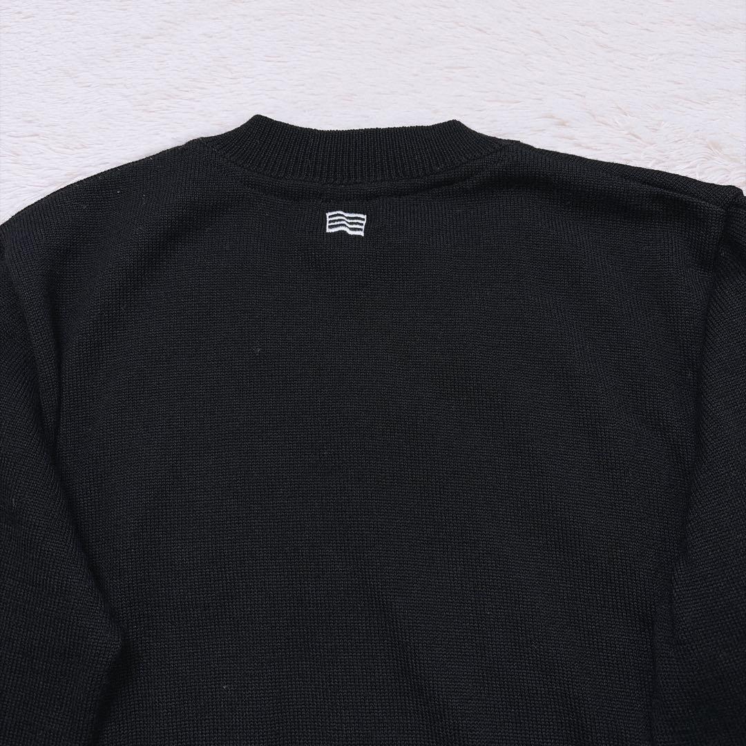 【希少】アディダス ゴルフ テーラーメイド期 ウールニット M 日本製 ブラック