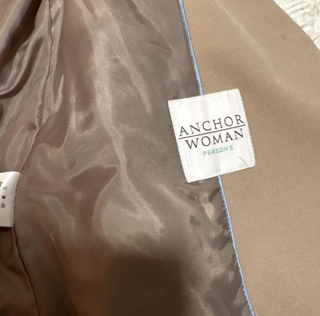 ANCHOR WOMAN ストレッチスーツセットアップ ベージュ