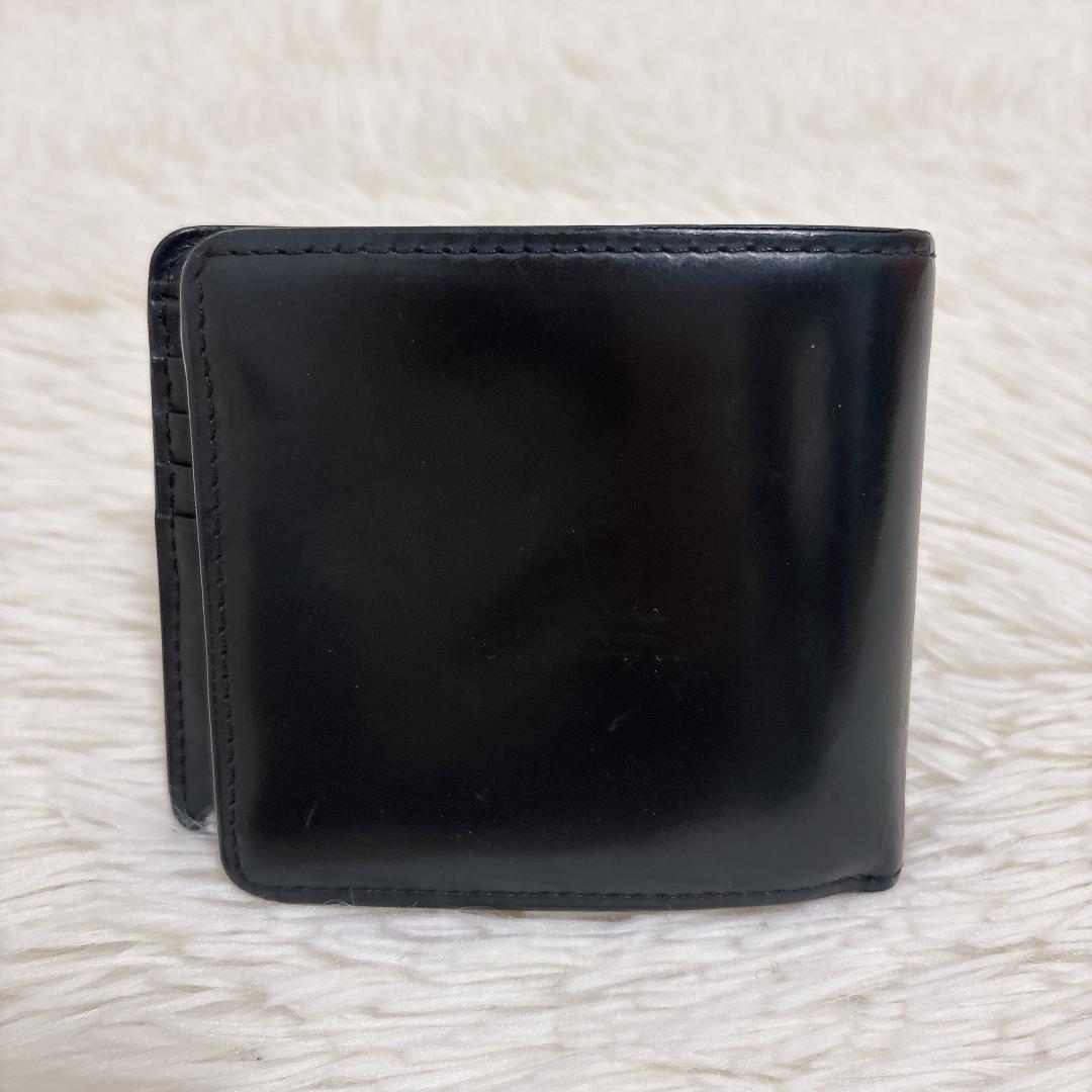 ディーゼル 二つ折り財布 オーバルD Dロゴ 現行 ブラック レザー