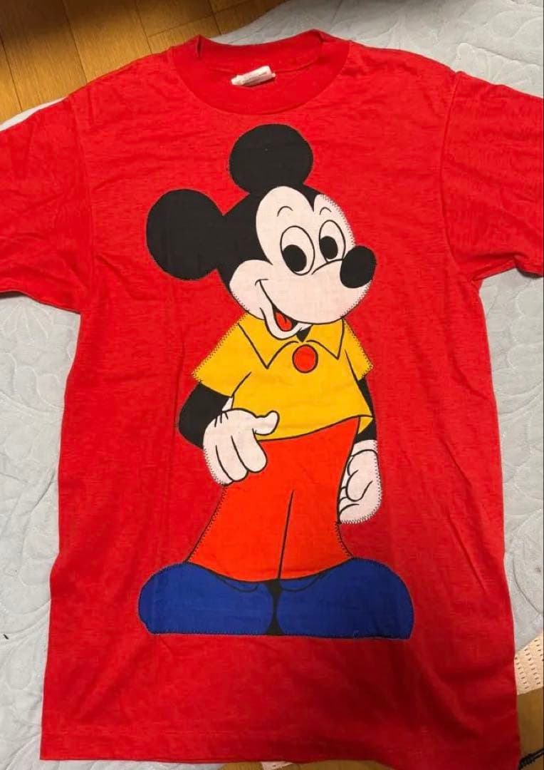 バックトゥザフューチャー　ミッキーマウス プリント Tシャツ デロリアン