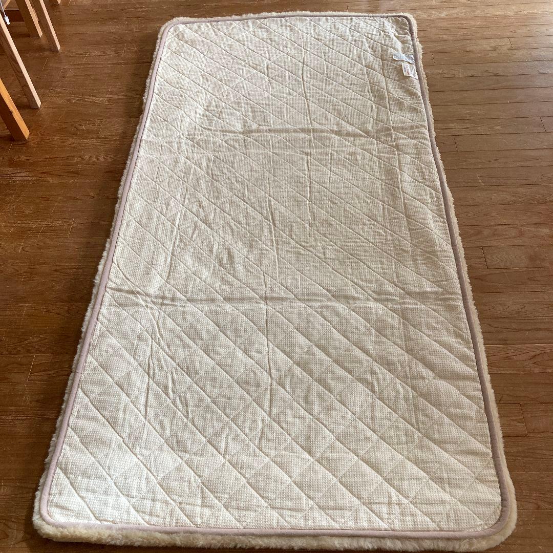 ExcelHuman エクセル ムートン敷布団 オーストラリア羊毛皮 100%