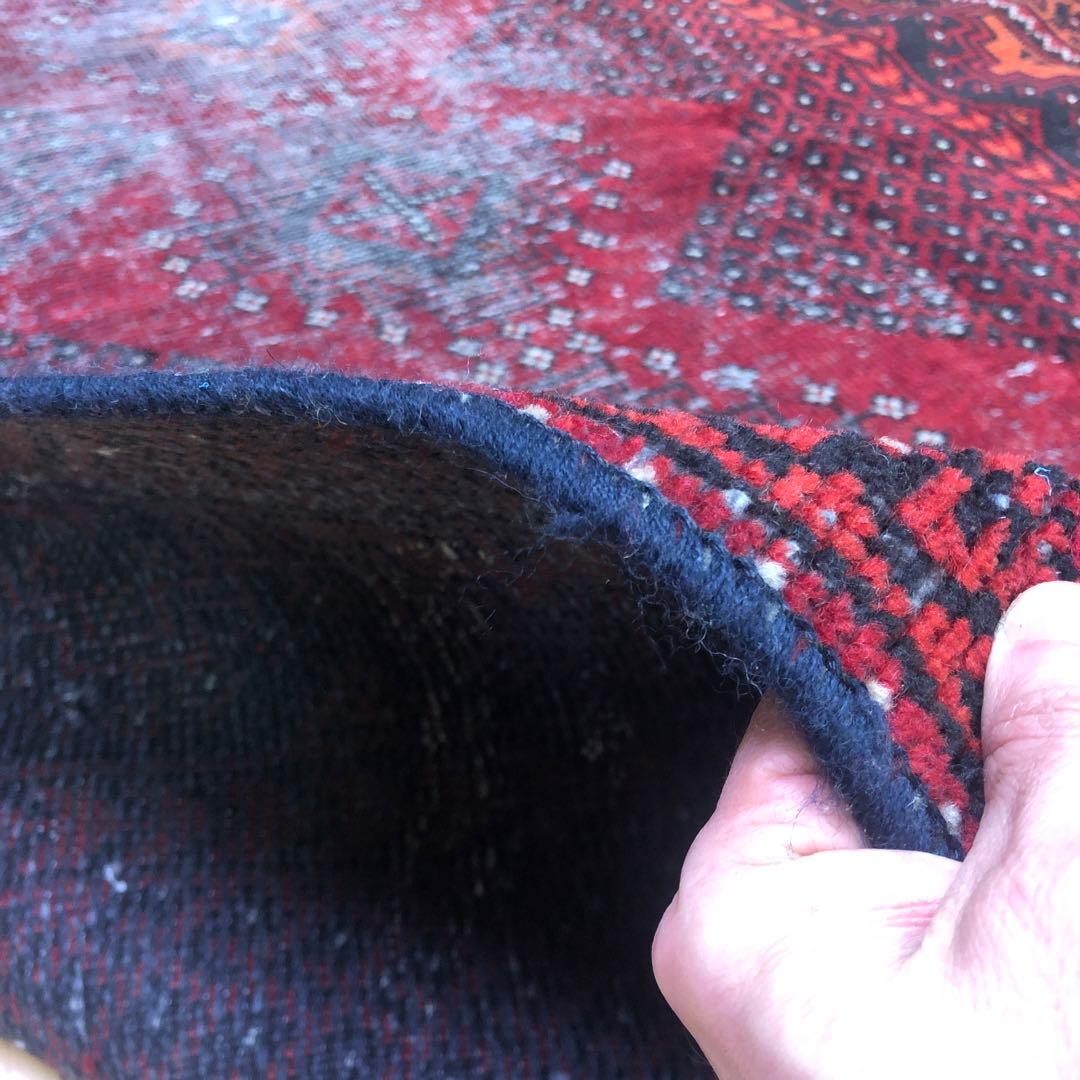 ペルシャ絨毯 ペルシャヴィンテージラグ 207x123 手織り オールド