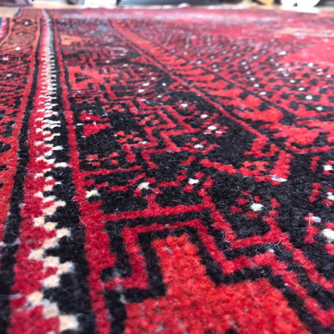 ペルシャ絨毯 ペルシャヴィンテージラグ 207x123 手織り オールド