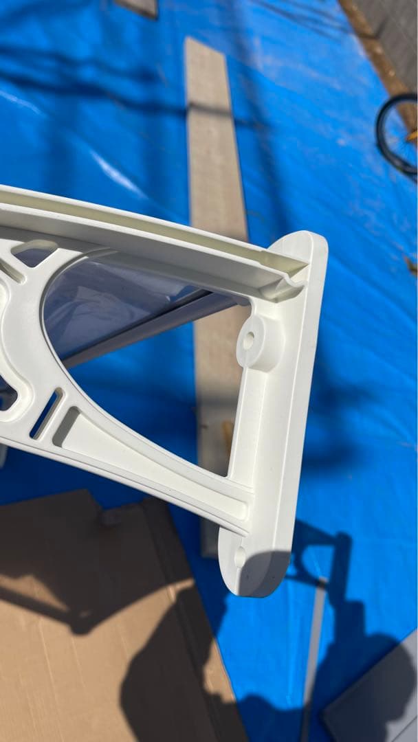 2セット　ひさし　玄関 勝手口 自転車置き場 屋根 ボード 70x120cm